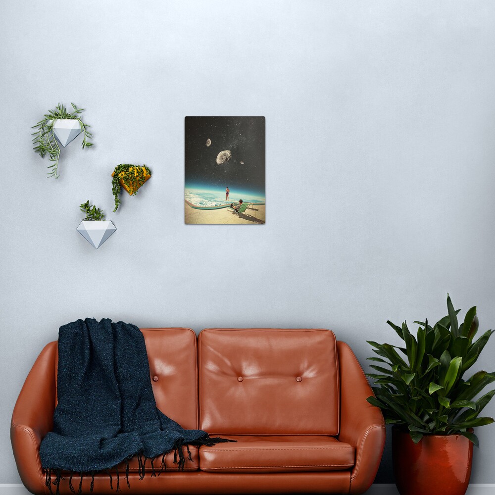 Summer with a Chance of Asteroids Metal Print