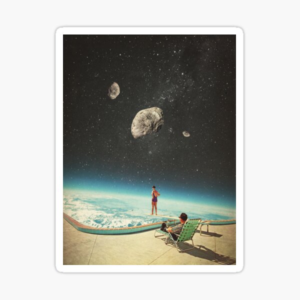 Summer with a Chance of Asteroids Sticker