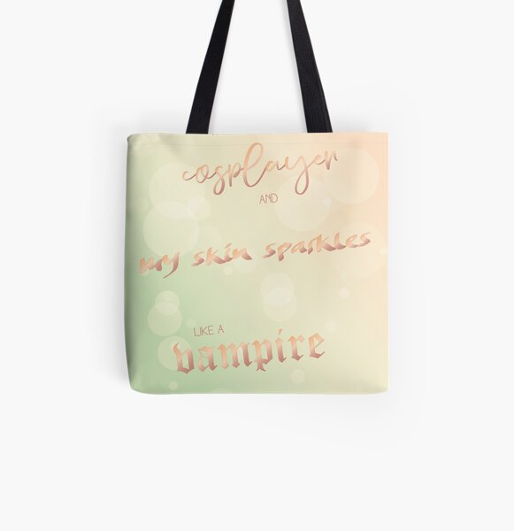 I'm a sparkling cosplayer All Over Print Tote Bag