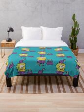 SpongeBob Traveling the World in Drag original Throw Blanket