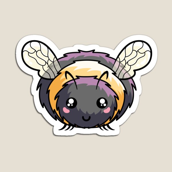 Item preview, Abeja linda kawaii designed and sold by Flaming Imp.