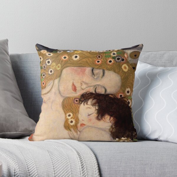 Gustav Klimt, Les trois âges de la femme, 1905 Coussin