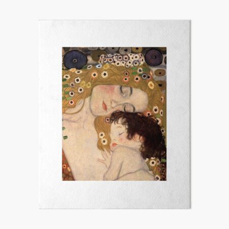 Gustav Klimt, The Three Ages of Woman, 1905 Art Board Print