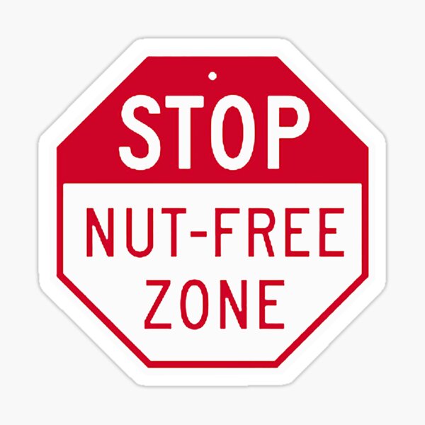 Item preview, Nut free zone! designed and sold by cocreations.
