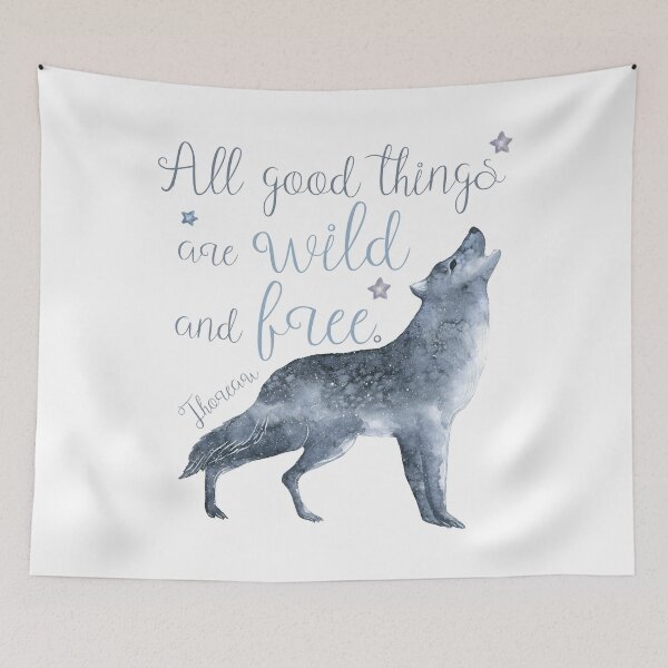 Item preview, All Good Things Are Wild and Free designed and sold by PeppermintCreek.