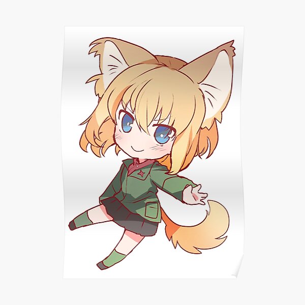 B3912 GIRLS und PANZER anime manga Wallscroll Stoffposter 25x35cm 