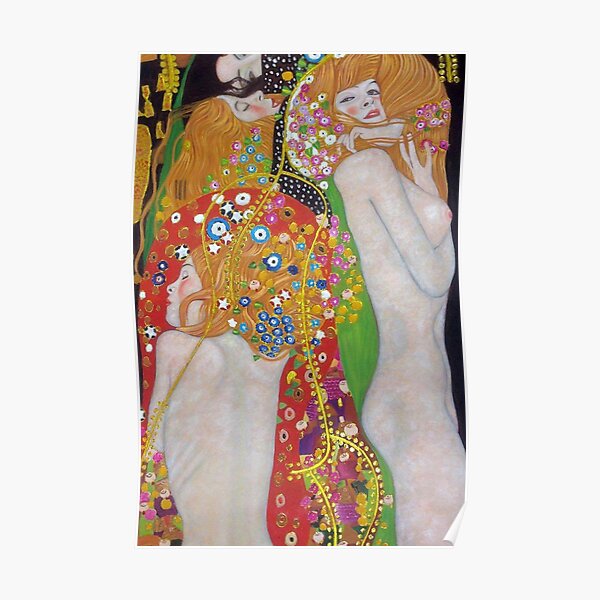 Serpents d'eau - Klimt Poster