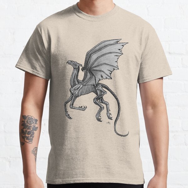 Thestral #2 with Gray Background Classic T-Shirt