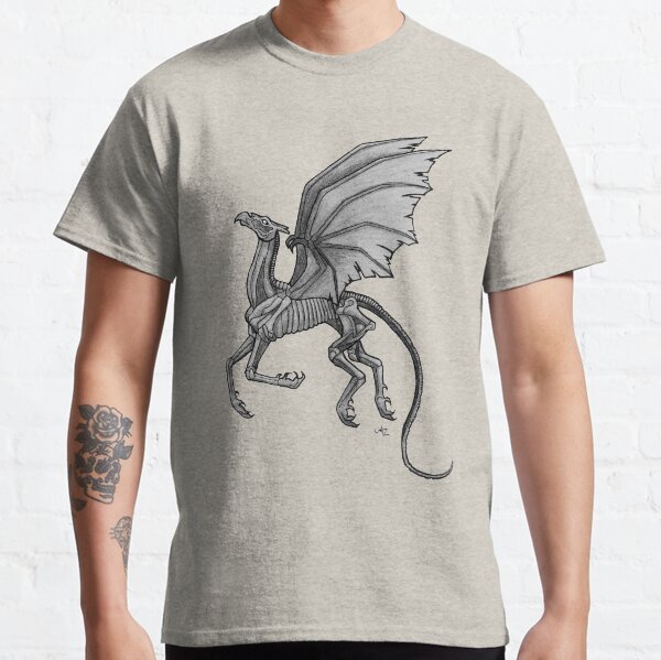 Vista previa del artículo con la obra «Thestral #2 con fondo gris», diseñado y vendido por LegendOfZeldy.