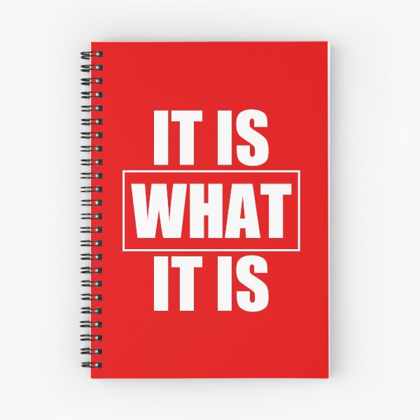 Item preview, It Is What It Is - Red designed and sold by 4wordsmovement.