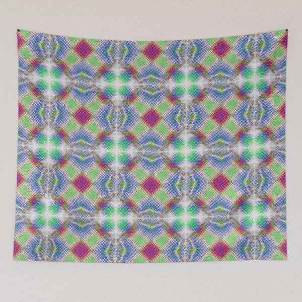 Item preview, Blue Purple And GreenBubble Diamond Design  designed and sold by Ruth Palmer.