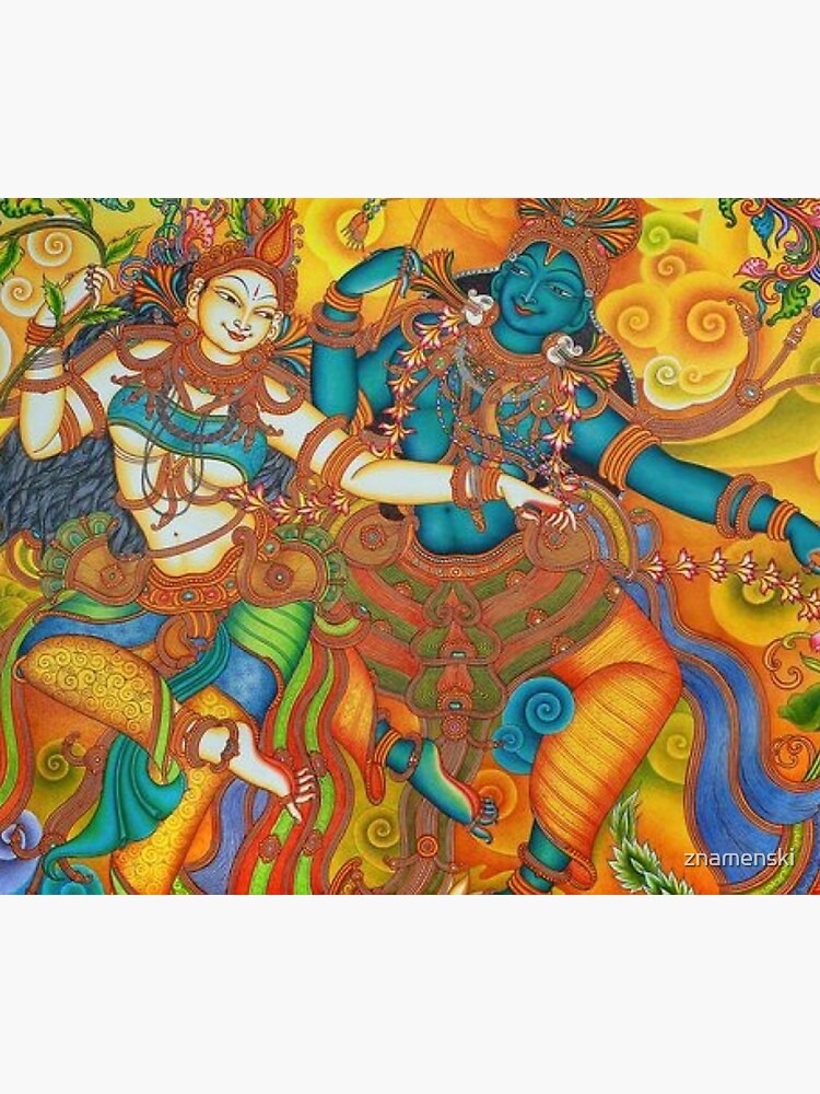 Kerala Mural Painting - Kathakali by znamenski