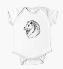 Löwenkopf Baby Body Kurzarm