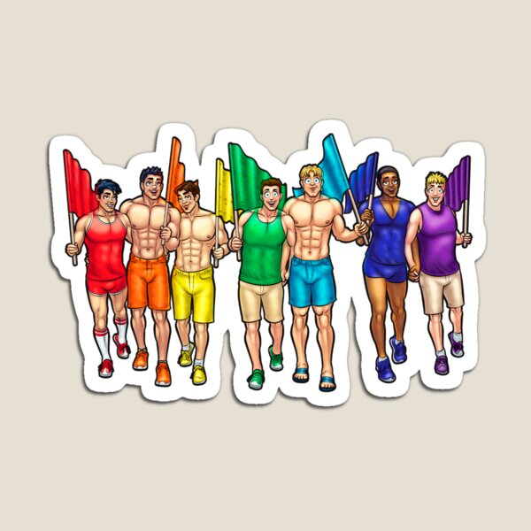 Troy: Happy Pride Magnet