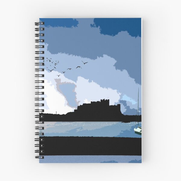 Item preview, Bamburgh Castle in Blues designed and sold by Stormswept.