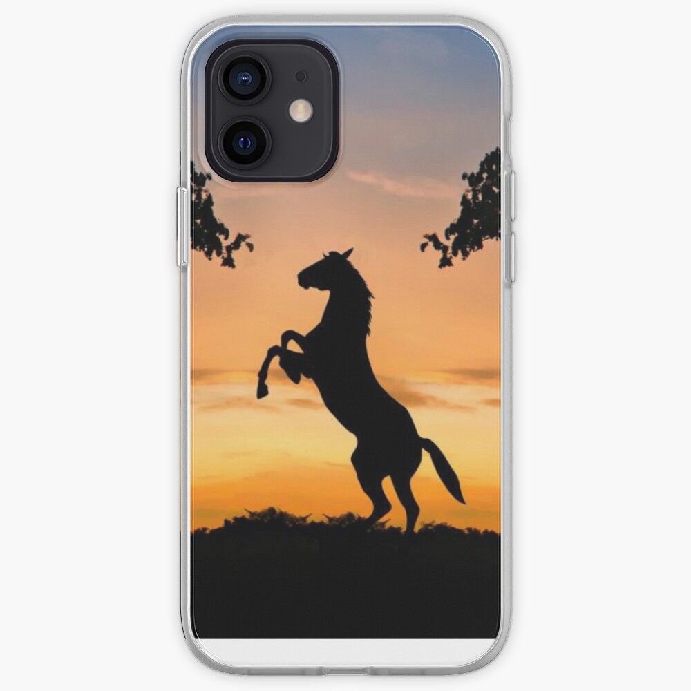 Horses sunset iPhone Case & Cover