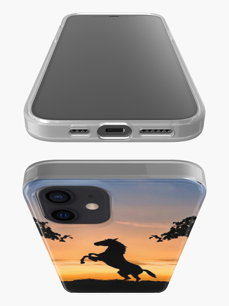 Alternate view of Horses sunset iPhone Case & Cover