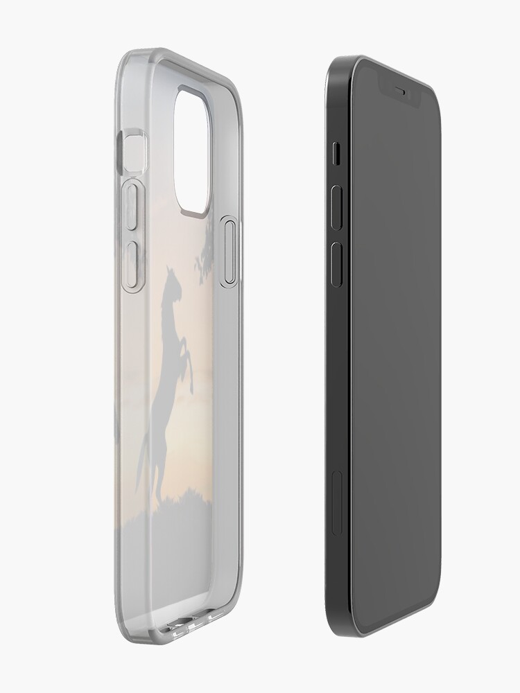 Alternate view of Horses sunset iPhone Case & Cover