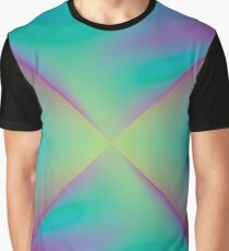 Digital Aurora Grafik T-Shirt