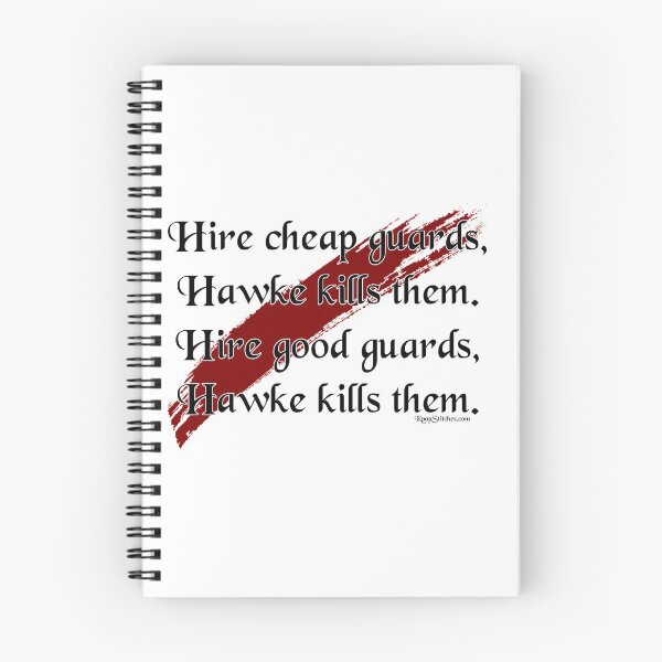 Item preview, Dragon Age 2 Hawke kills them all Javaris Tintop quote designed and sold by katydubu.