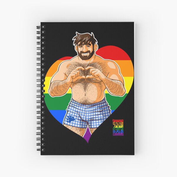 ADAM: I LOVE YOU - GAY PRIDE Spiral Notebook