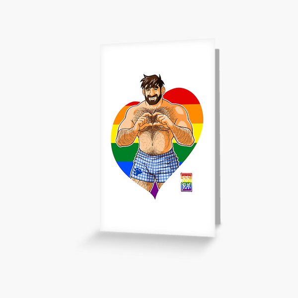 ADAM: I LOVE YOU - GAY PRIDE Greeting Card