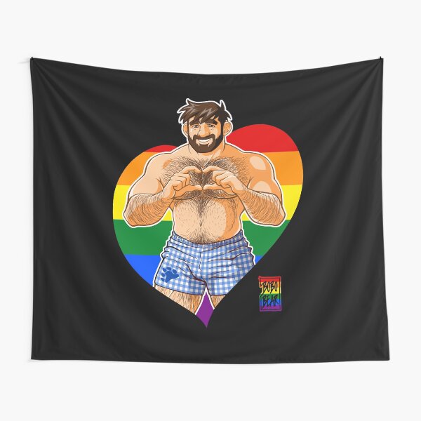 ADAM: I LOVE YOU - GAY PRIDE Tapestry