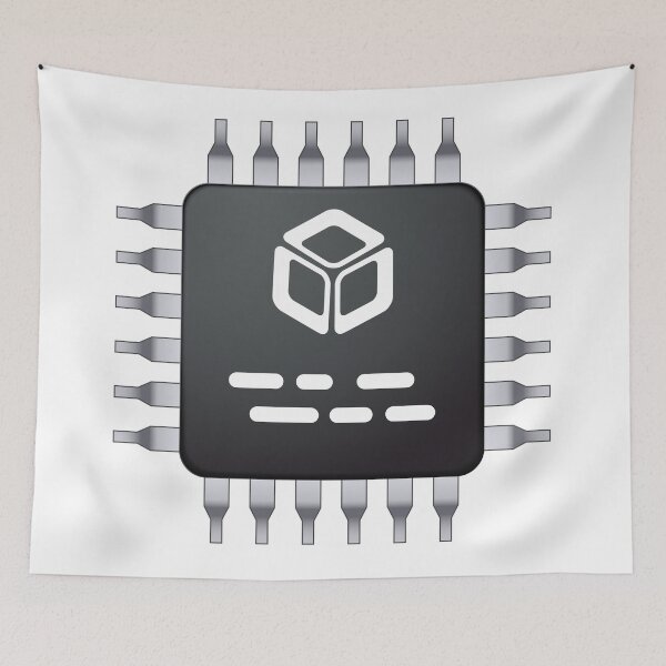 Item preview, Computer Chip Art for Geeks designed and sold by dcohea.