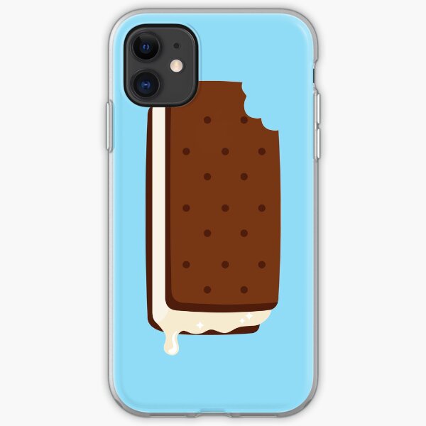 Ice Cream Sandwich in Vanilla iPhone Soft Case