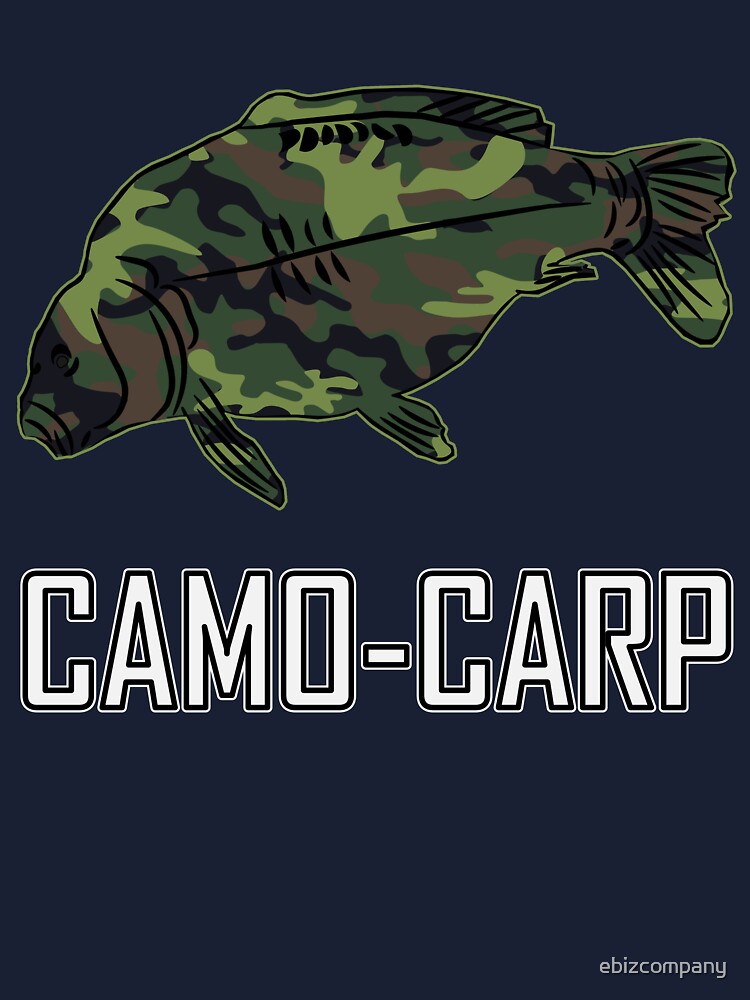 Carp Fish Angler Camouflage Carp Fishing Kids T-Shirt by