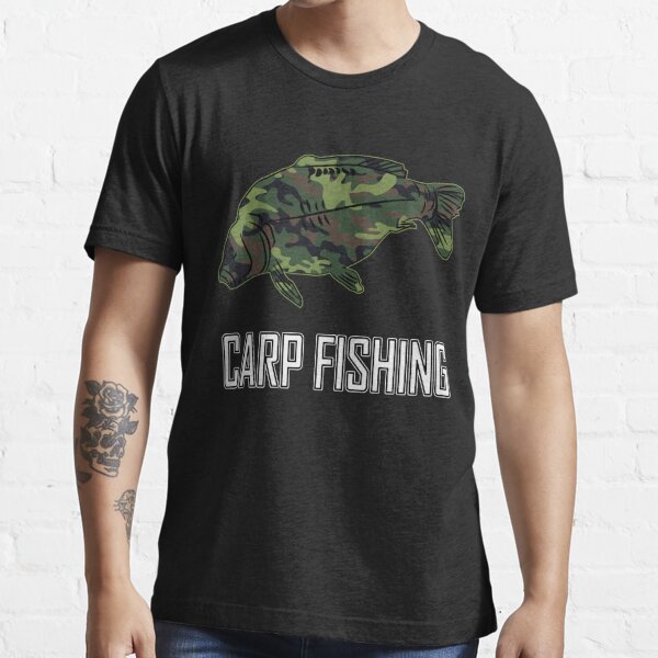 Carp Fish Angler Camouflage Carp Fishing Essential T-Shirt by ebizcompany