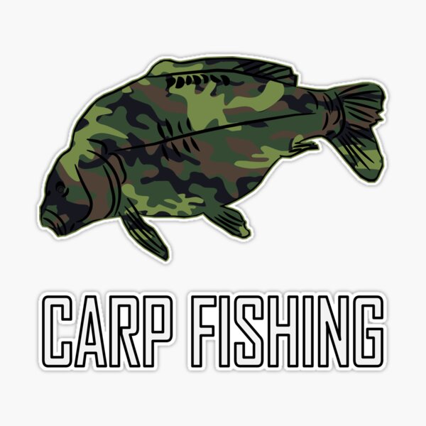 Solid Color Carp Pattern Car Sticker Fishing Sticker Lucky - Temu