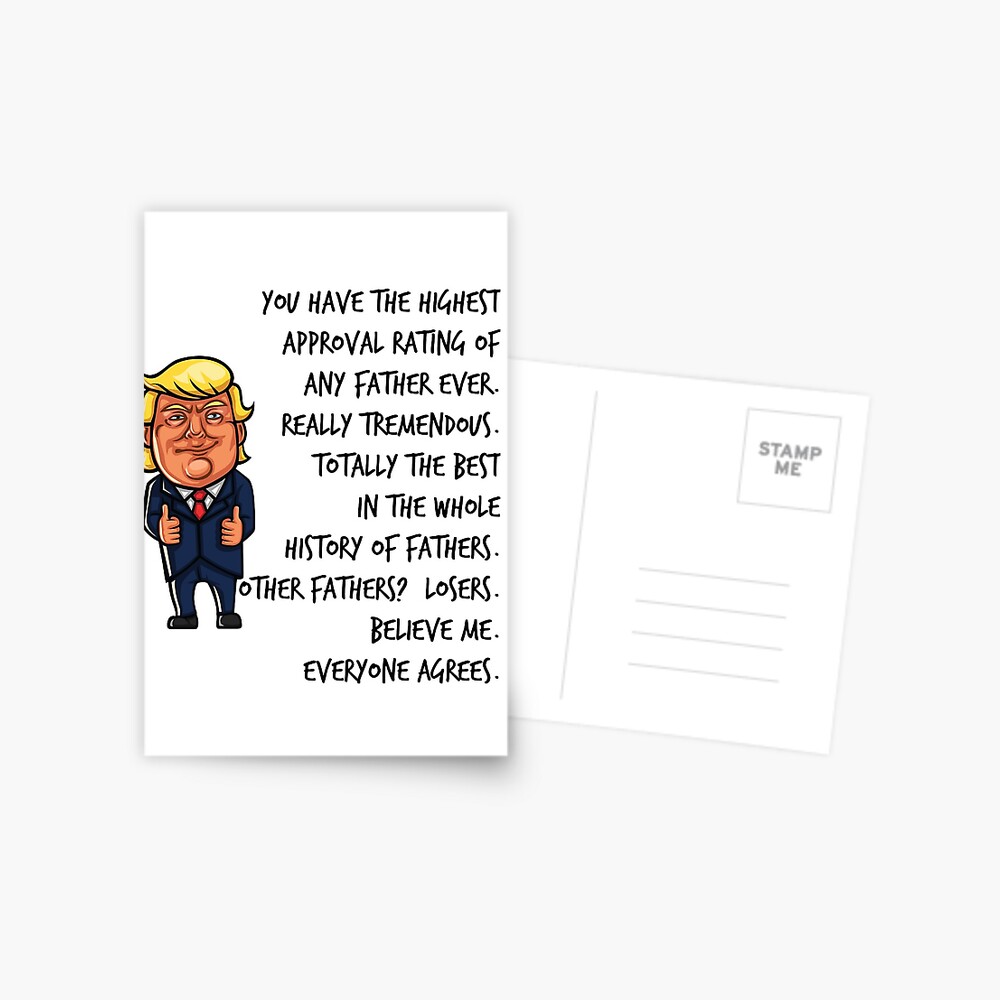 Funny Trump Fathers Day Card/Funny Trump Dad Birthday