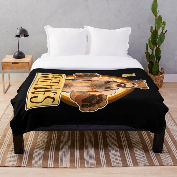 ADAM LIKES HUGS - BEAR PRIDE Throw Blanket