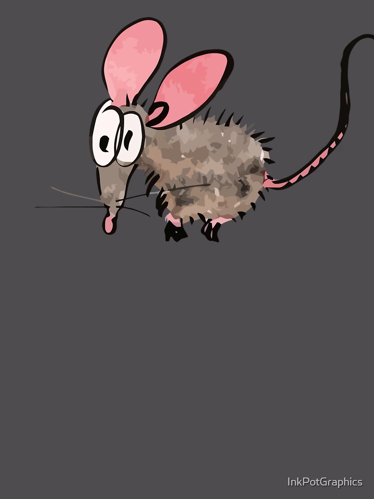 Thumbnail 6 of 6, Premium Oversized Hoodie, Scared Mouse designed and sold by InkPotGraphics.