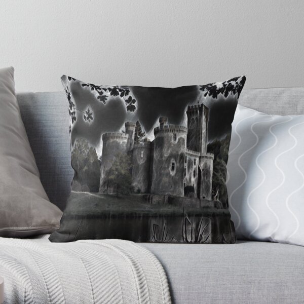 Medieval Castles around the World Throw Pillow