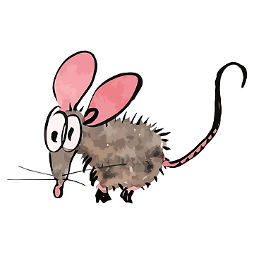 Artwork thumbnail, Scared Mouse by InkPotGraphics