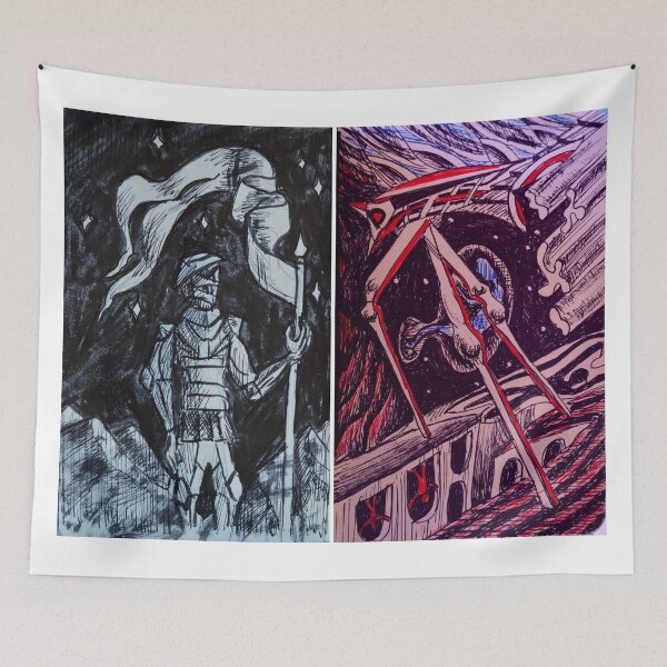 Item preview, Ink Sketches - "The Guardian" and "The Future" designed and sold by Igor Pozdnyakov.