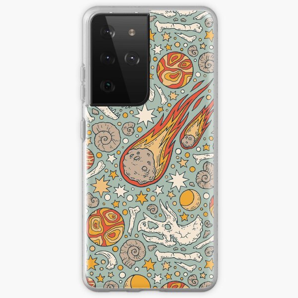 Item preview, The Asteroid & the Omega | Dinosaur Fossil Space Art designed and sold by OMEGAFAUNA.