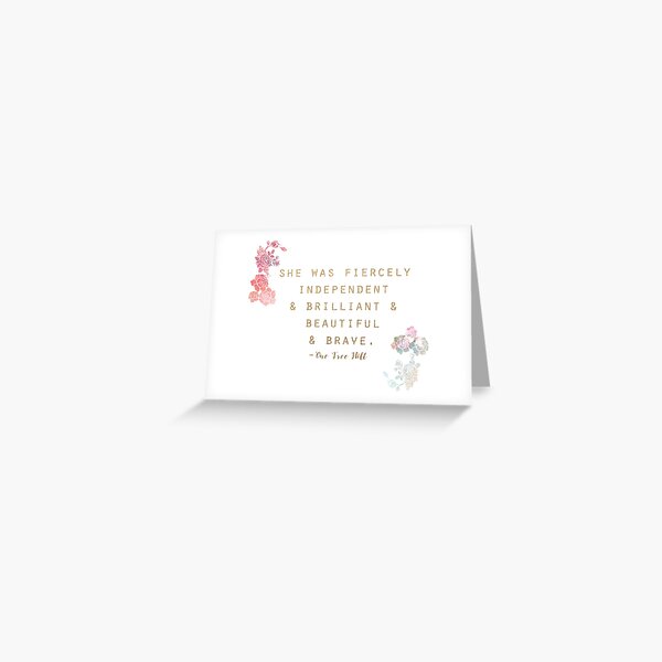 OTH Quote Greeting Card