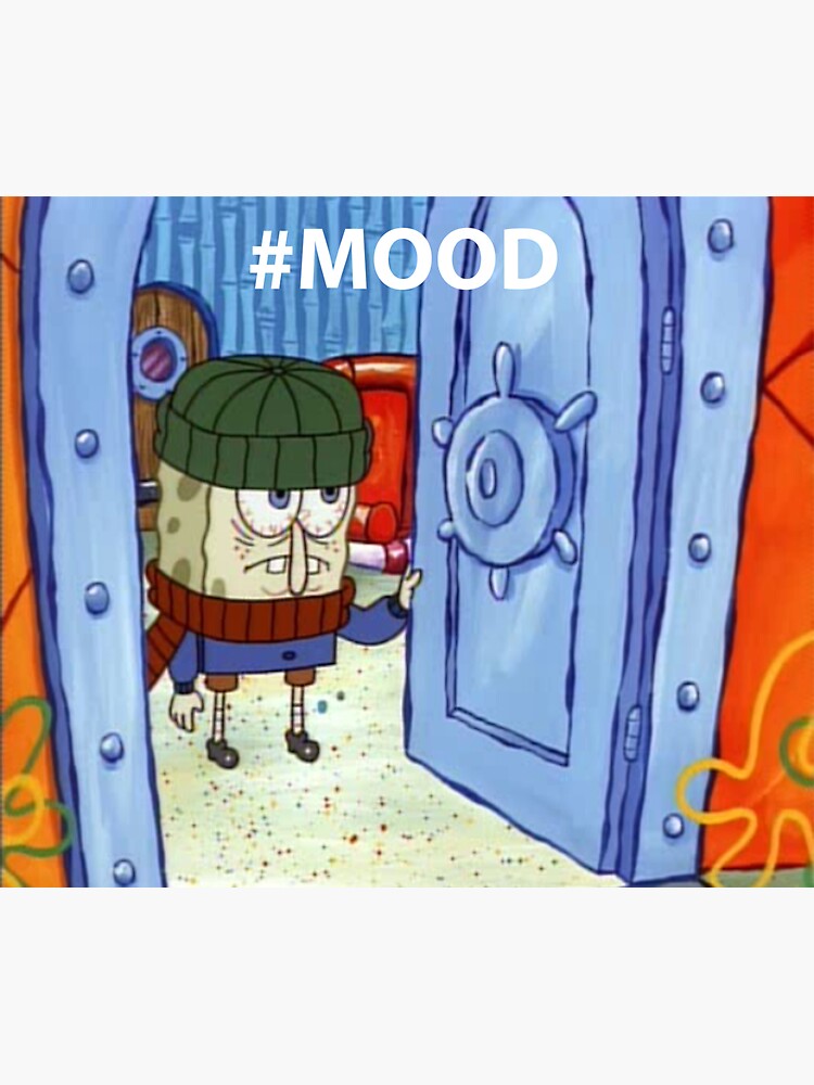 Pegatina «Bob Esponja Enfermo» de MattZdeb Redbubble