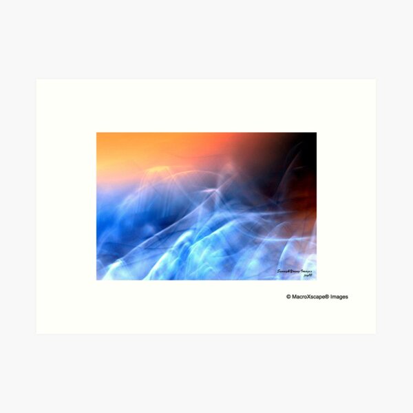 Sunrise over Clouds Art Print