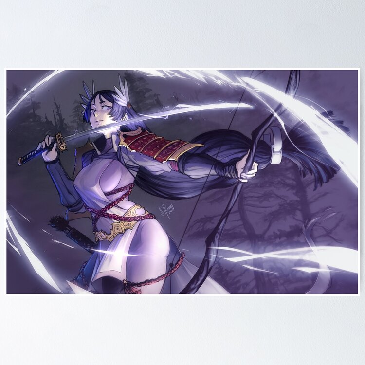 Nanashi Sword of The Stranger Poster for Sale by solkorra