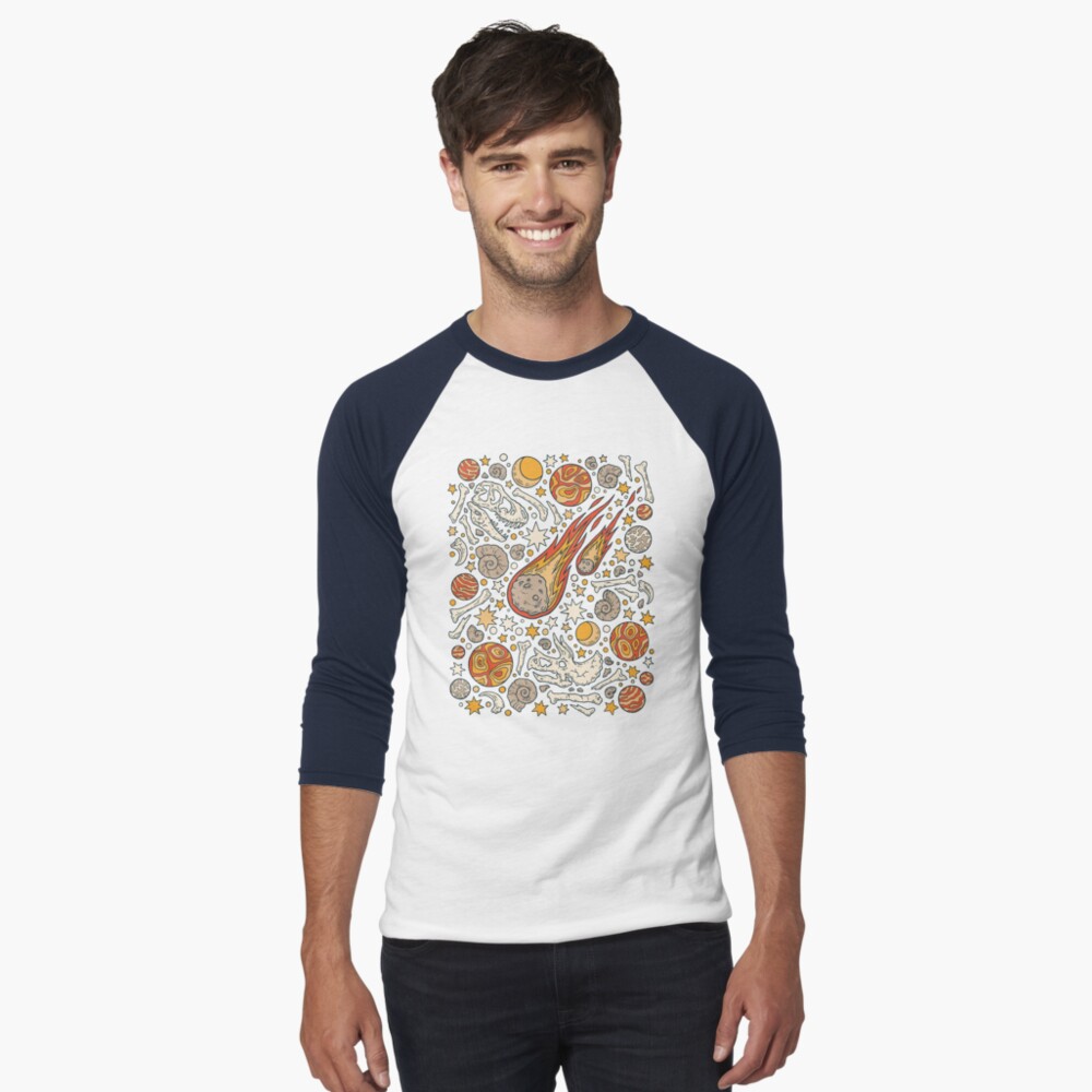 Item preview, Baseball ¾ Sleeve T-Shirt designed and sold by OMEGAFAUNA.