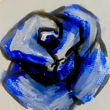 Artwork thumbnail, Blue Roses by Victoria Robedeaux