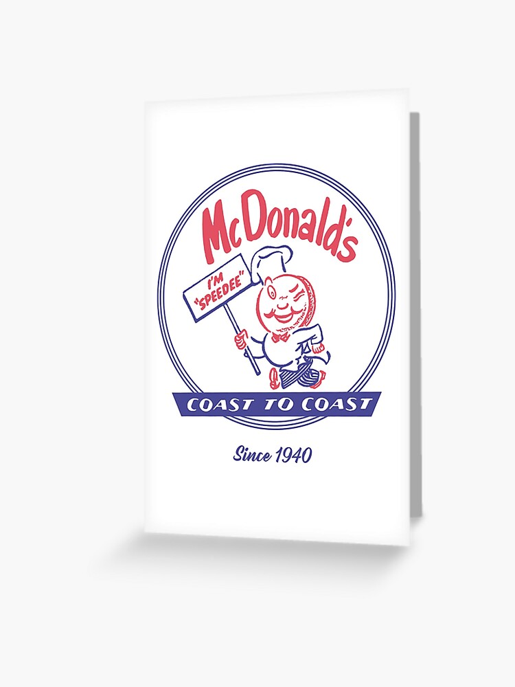 McDonald vintage speedee coast to coast
