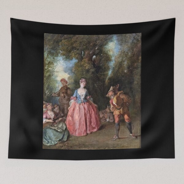 Item preview, Fête galante (Lancret) designed and sold by ArtHistorical.