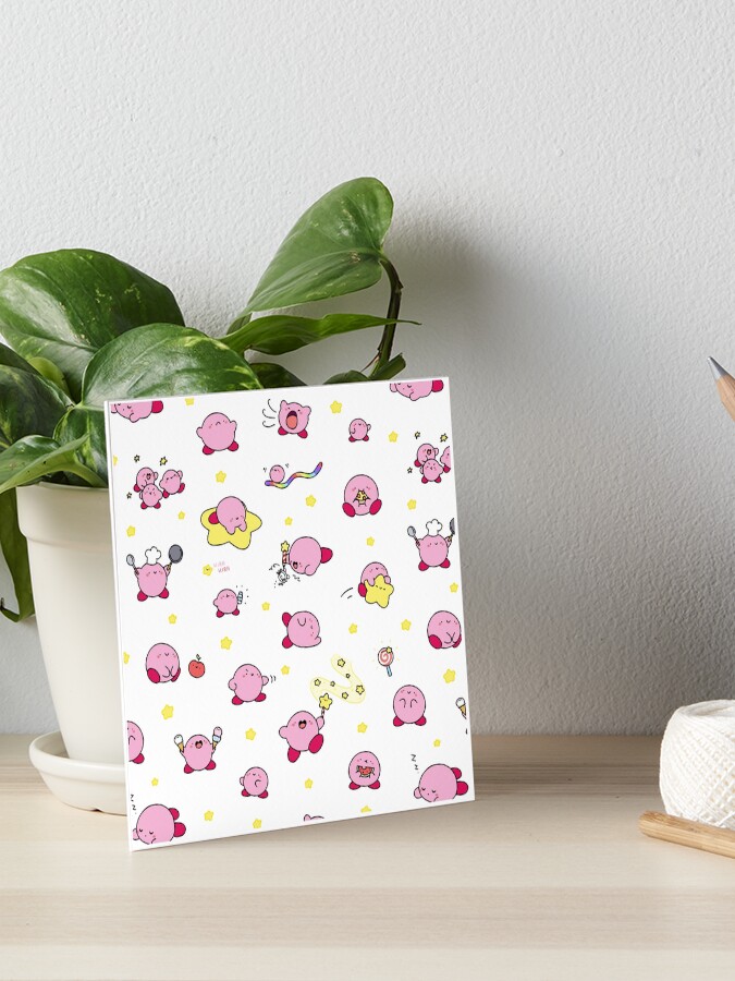 Kawaii Kirby Doodle Art Print – KiraKiraDoodles