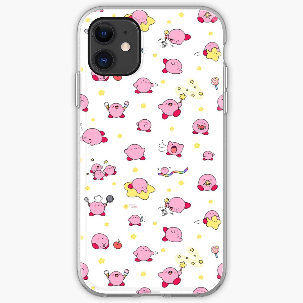 "Pink, Puffy, Poyo! " iPhone Case & Cover by KiraKiraDoodles Redbubble