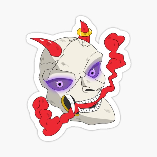 Reaper's Skull (Purple Eyes) Sticker